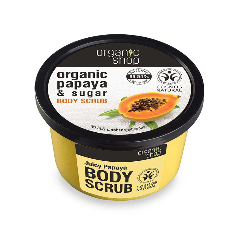 Natura Siberica Organic Shop Juicy Papaya Body Scrub 250ml