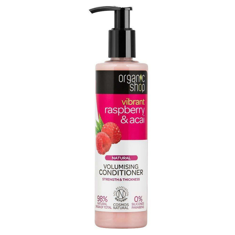 Natura Siberica Organic Shop Raspberry & Acai Volumising Conditioner 280ml