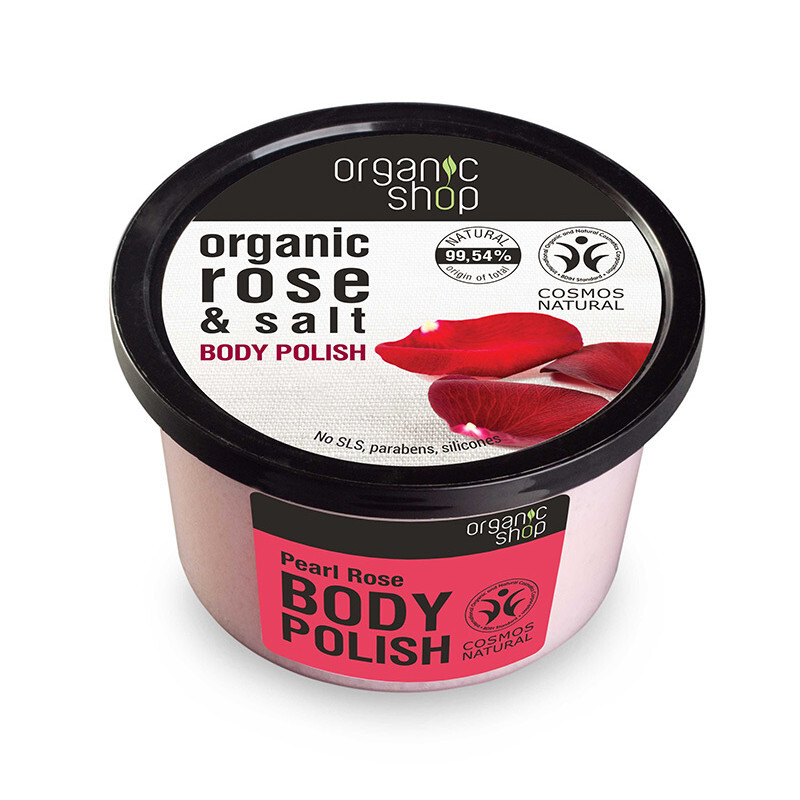 Natura Siberica Organic Shop Rose & Salt Body Polish 250ml