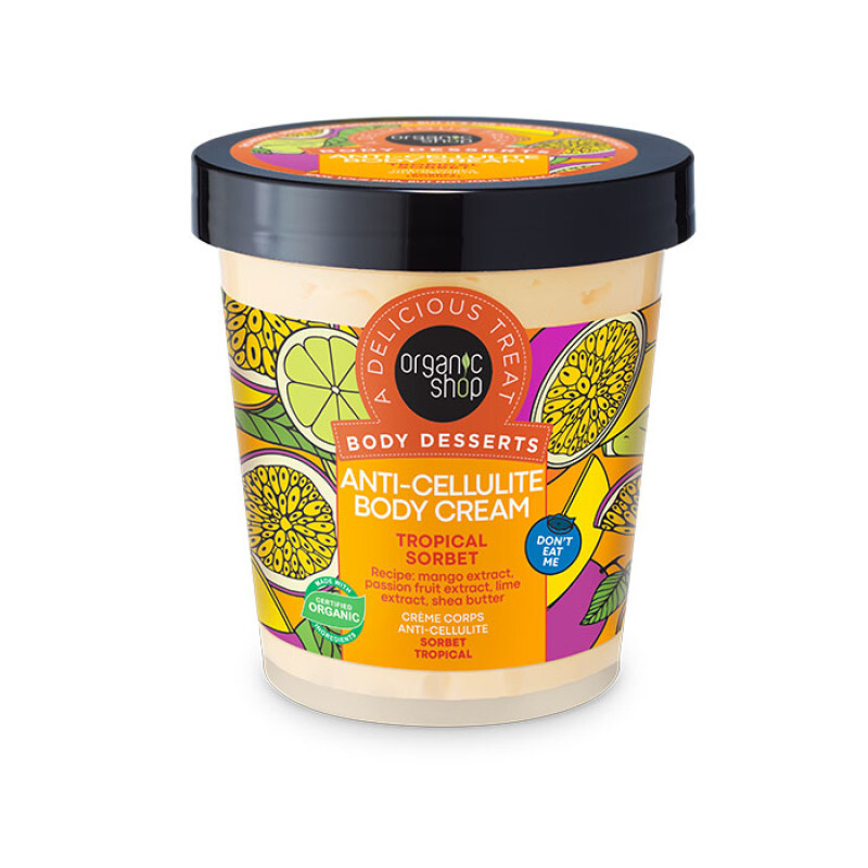 Natura Siberica Organic Shop Tropical Sorbet Για Κυτταρίτιδα 450ml