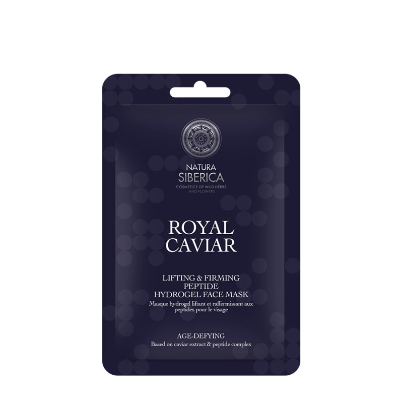 Natura Siberica - Royal Caviar Lifting & Firming Peptide Face Mask Με Σύμπλεγμα Πεπτιδίων Για Ενίσχυση Σφριγηλότητας - 1τμχ