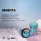 NATURA SIBERICA - Organic Shop Thermo Active Hot Body Scrub Thalasso Clay Θερμοενεργό Απολεπιστικό - 300ml