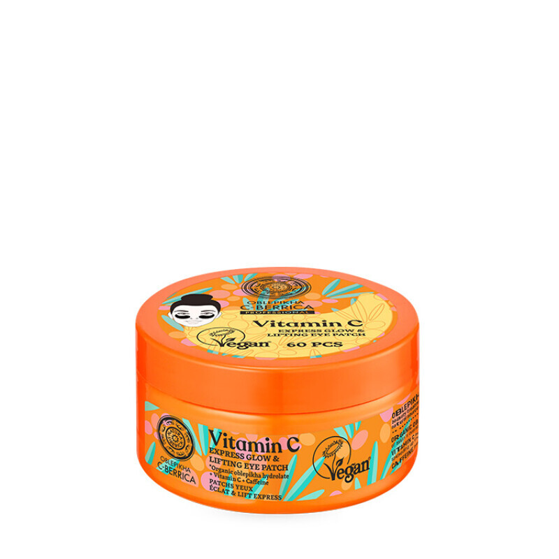 Natura Siberica - C-berrica Vitamin C Express Glow & Lifting Eye Patch Patches Ματιών Για Λάμψη & Ανόρθωση - 60τμχ