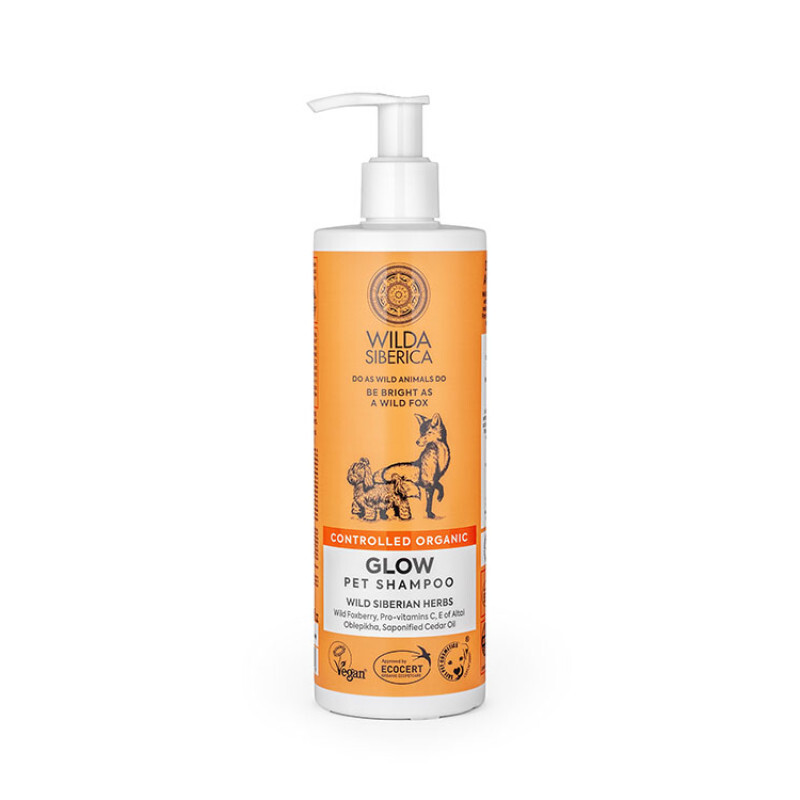 Natura Siberica Wilda Siberica Glow Pet Shampoo Θαμπό Τρίχωμα 400ml