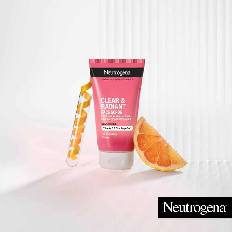 Neutrogena Clear & Radiant Face Scrub Απολεπιστικό Προσώπου 150ml