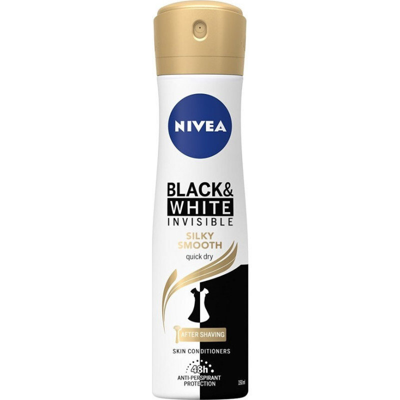 Nivea Black & White Silky Smooth 48h Deo Spray 150ml