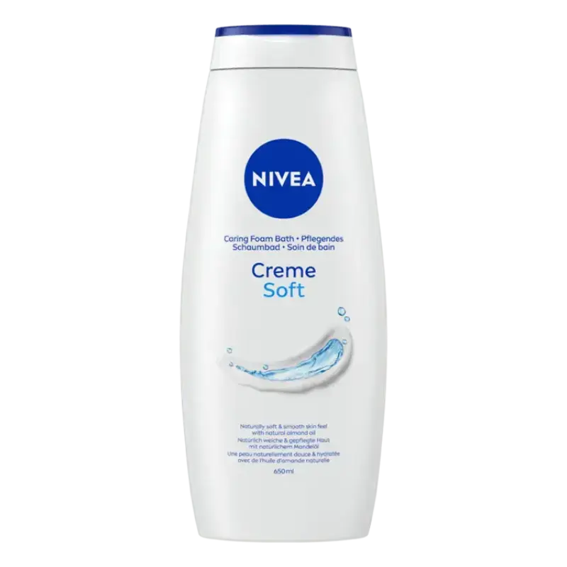 Nivea - Creme Soft Caring Foam Bath Αφρόλουτρο - 650ml