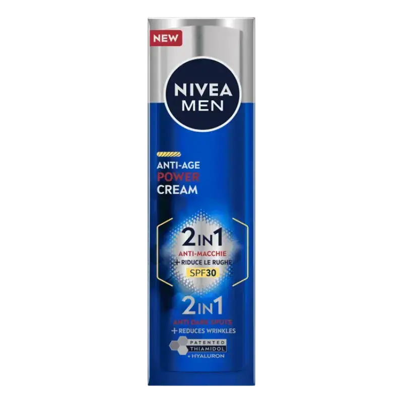 Nivea - Men Anti Age Power Cream Ανδρική Κρέμα 2σε1 Κατά Των Κηλίδων & Ρυτίδων Spf30 - 50ml