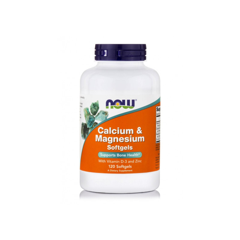 Now Calcium & Magnesium With Vitd3 & Zinc 120softgels