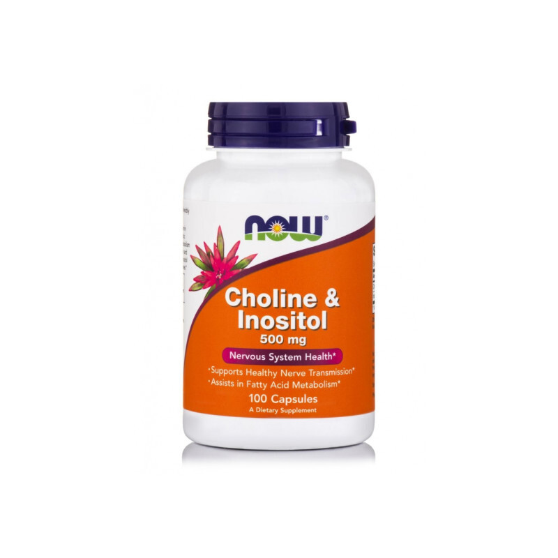 Now Choline & Inositol 500mg Χολίνη & Ινοσιτόλη 100caps