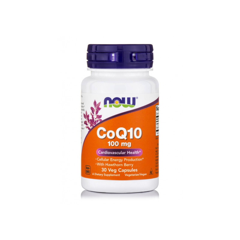 Now Coq10 100mg With Hawthorn Berry 30caps