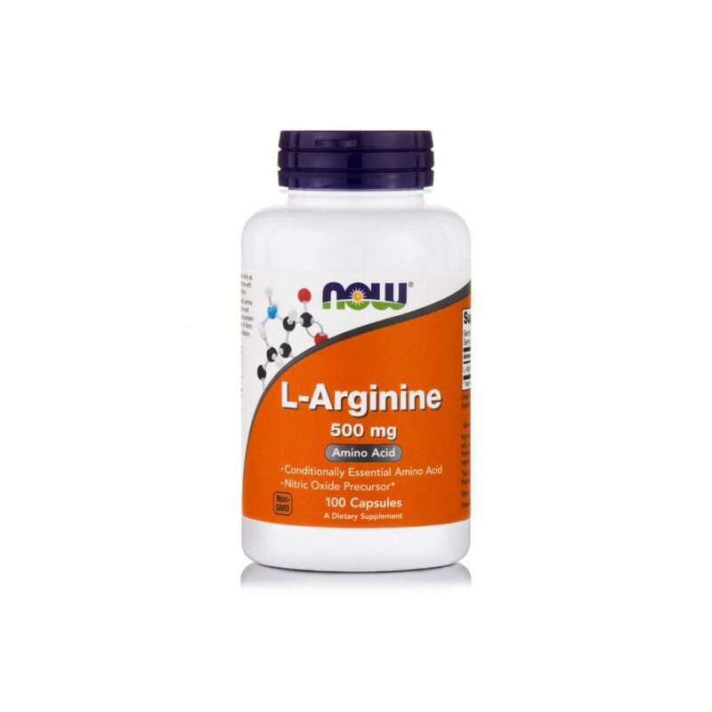 Now L-arginine 500mg 100caps
