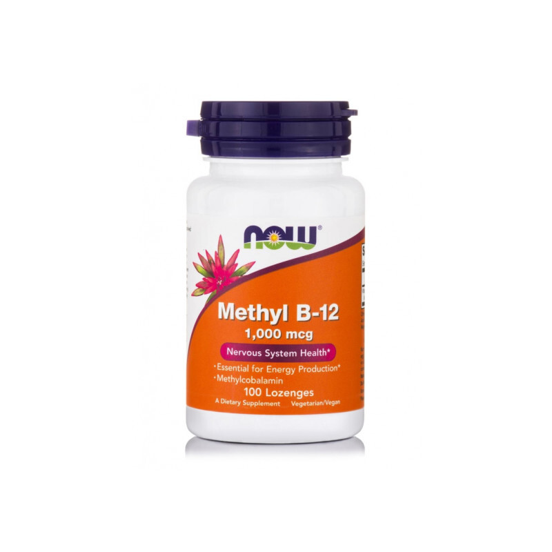 Now Methyl B-12 1000mcg Υγιές Νευρικό Σύστημα 100lozenges