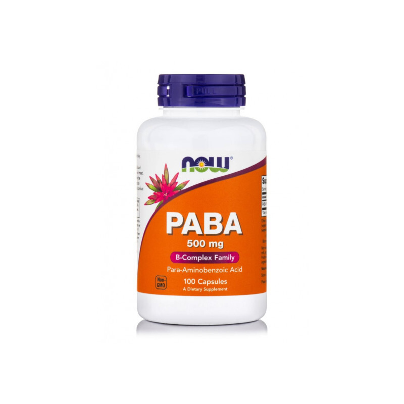 Now Paba 500mg Αντιοξειδωτική Προστασία 100caps