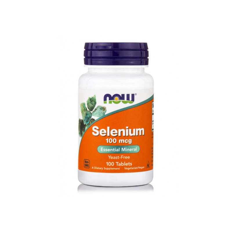 Now Selenium 100mcg Συμπλήρωμα Διατροφής Με Σελήνιο 100tabs