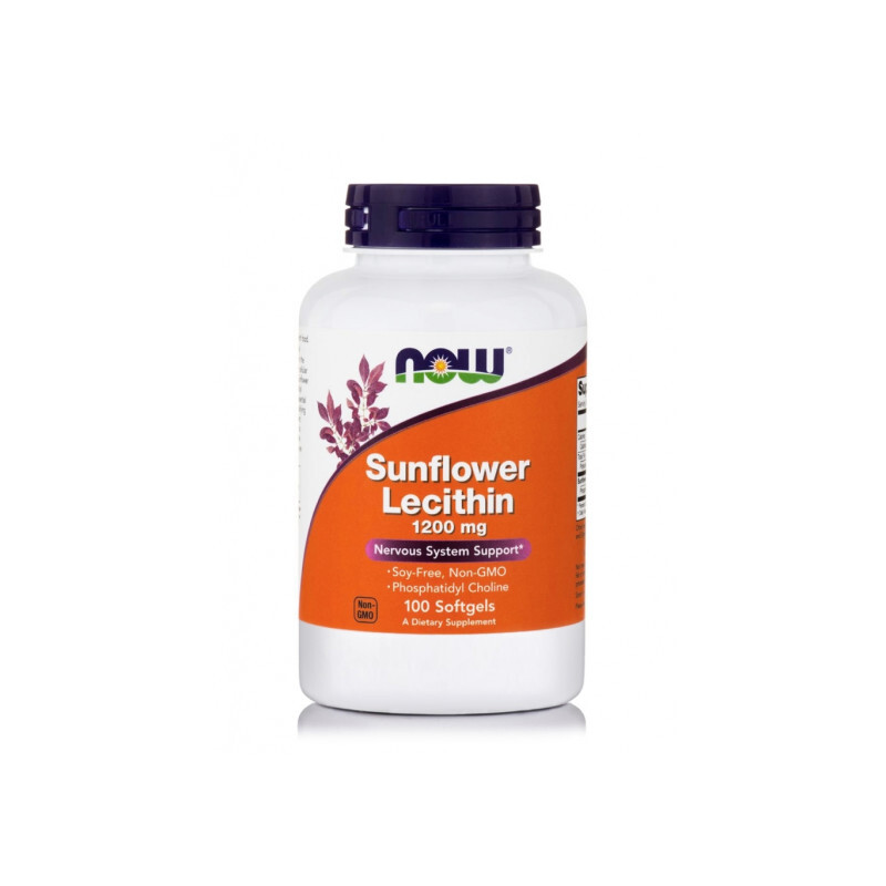 Now Sunflower Lecithin 1200mg Λεκιθίνη 100softgels