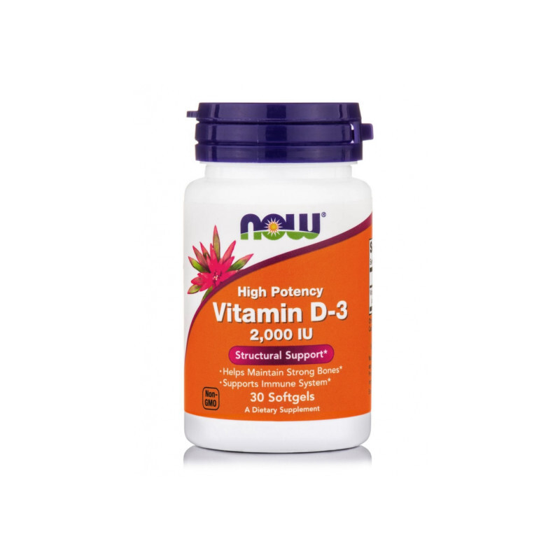 Now Vitamin D3 2000iu 30softgels