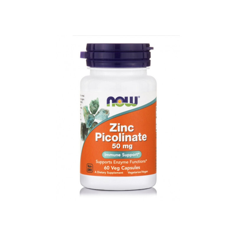 Now Zinc Picolinate 20mg Ενίσχυση Ανοσοποιητικού 60caps