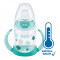 NUK - First Choice Learner Bottle Μπιμπερό Εκπαίδευσης (6-18m) με Μαλακό Ρύγχος & Δείκτη Ελέγχου Θερμοκρασίας (Nr.10743943) - 150ml