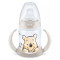 NUK - First Choice Learner Bottle Disney Winnie Μπιμπερό Εκπαίδευσης (6-18m) με Μαλακό Ρύγχος & Δείκτη Ελέγχου Θερμοκρασίας (Nr.10527756) - 150ml