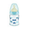 NUK - First Choice+ Μπιμπερό Γυάλινο Θηλή Latex (0-6m) με Δείκτη Ελέγχου Θερμοκρασίας (Nr.10747118) - 120ml