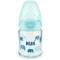 NUK - First Choice+ Μπιμπερό Γυάλινο (0-6m) Θηλή Σιλικόνης με Δείκτη Ελέγχου Θερμοκρασίας (Nr.10747117) - 120ml