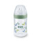 NUK - For Nature Μπιμπερό Πλαστικό Θηλή Σιλικόνης M με Δείκτη Ελέγχου Θερμοκρασίας (Nr.10216302) - 260ml