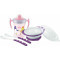 NUK - Learn to Eat Set Εκπαιδευτικό Σετ Φαγητού για Κορίτσι 6m+ (Nr.10225181) - 4τμχ