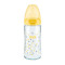 NUK - Μπιμπερό First Choice+ Γυάλινο 240ml Μ1 (0-6m) Θηλή Σιλικόνης - 1τμχ