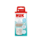 NUK - Perfect Match Πλαστικό Μπιμπερό με Θηλή Σιλικόνης S & Έλεγχο Θερμοκρασίας 0m+ Monkey - 150ml