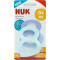 NUK - Teether Set Κρίκοι Οδοντοφυΐας 0m+ Σχήμα Οχτάρια - 2τμχ