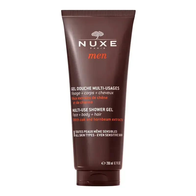 Nuxe - Men Multi Use Shower Gel Πολυχρηστικό Ανδρικό Αφρόλουτρο Για Πρόσωπο Σώμα & Μαλλιά - 200ml
