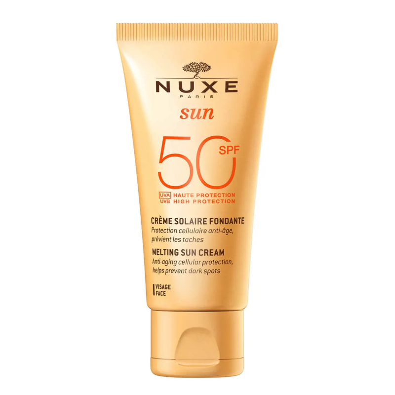 Nuxe Sun Melting Sun Cream Αντηλιακή Κρέμα Προσώπου Spf50 50ml