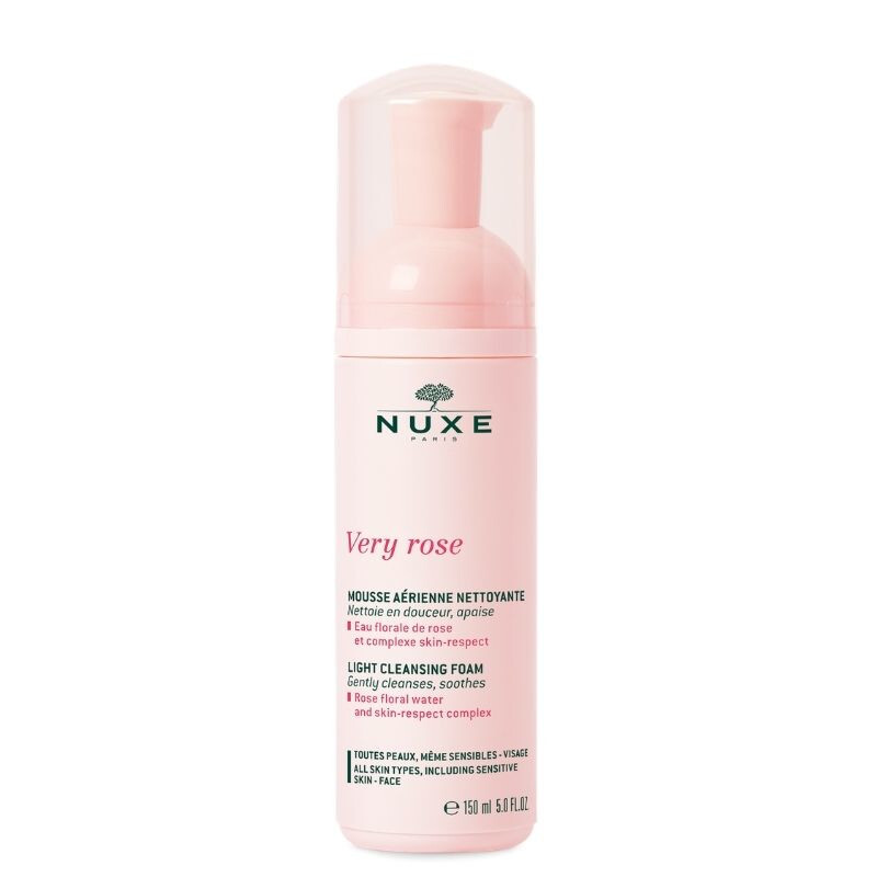 Nuxe Very Rose Light Cleansing Foam Απαλός Αφρός Καθαρισμού 150ml