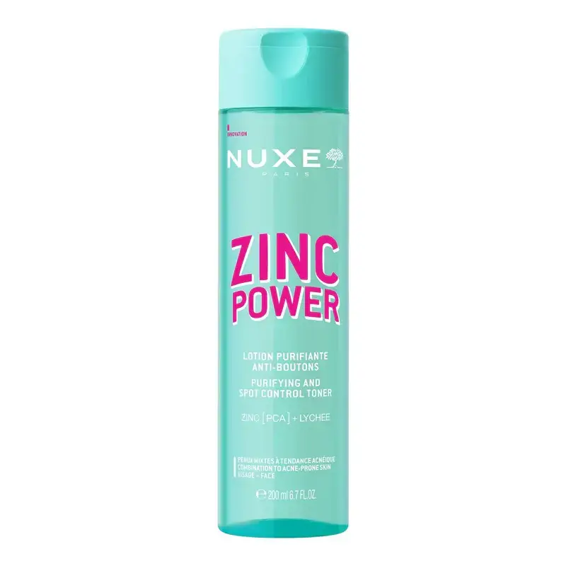 Nuxe - Zinc Power Purifying & Spot Control Toner Κατά Των Μαύρων Στιγμάτων Για Δέρμα Με Τάση Ακμής - 200ml