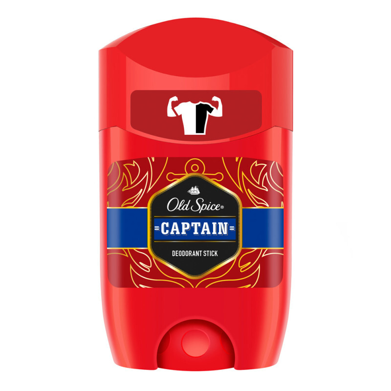 Old Spice - Captain Deodorant Stick Ανδρικό Αποσμητικό 0% Άλατα Αλουμινίου - 50ml