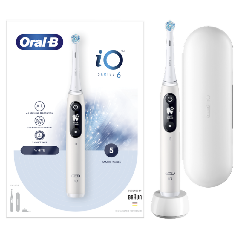 Oral B Io Series 7 Ηλεκτρική Οδοντόβουρτσα White Alabaster 1τμχ
