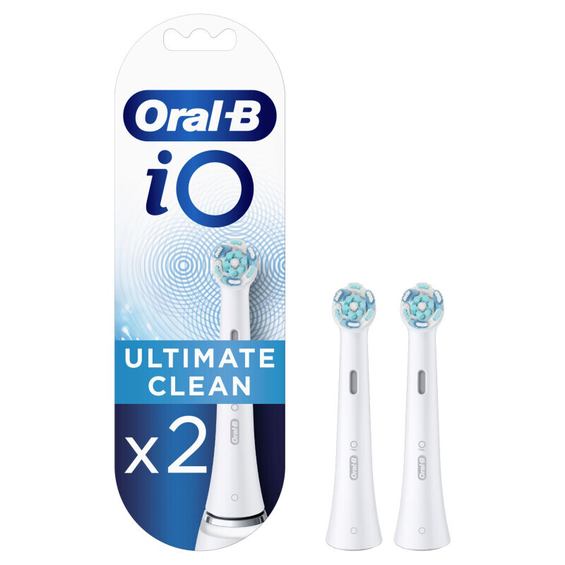 Oral B Io Ultimate Clean Ανταλλακτικές Κεφαλές White 2τμχ
