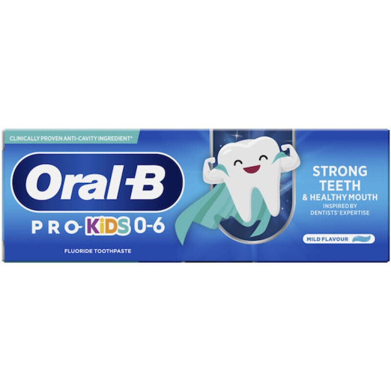 Oral B Pro Kids Παιδική Οδοντόκρεμα 6m-6 Ετών 50ml