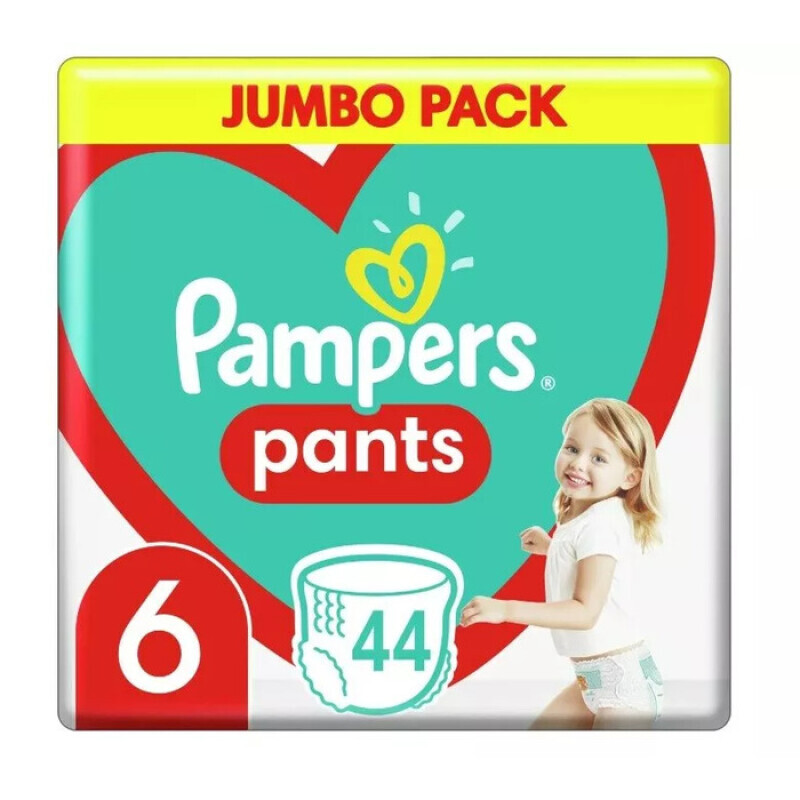 Pampers - Active Baby Pants Βρακάκια No6 (13-19kg) - 44τμχ