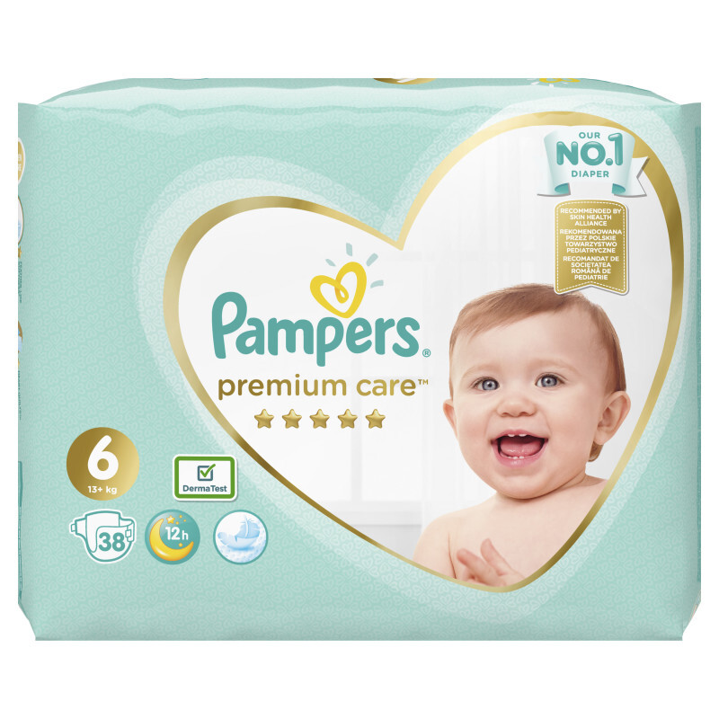 Pampers Premium Care Πάνες Μεγ.6 (13+kg) 38τμχ