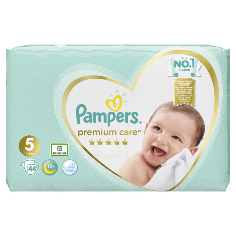 Pampers Premium Care Πάνες Μέγ.5 (11-16kg) 44τμχ