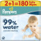 PAMPERS - ΠΑΚΕΤΟ ΠΡΟΣΦΟΡΑΣ 2+1 99% Water Baby Wipes Μωρομάντηλα - 180τμχ