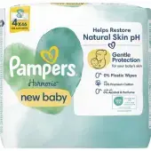 PAMPERS Promo Harmonie New Baby Μωρομάντηλα 184τμχ