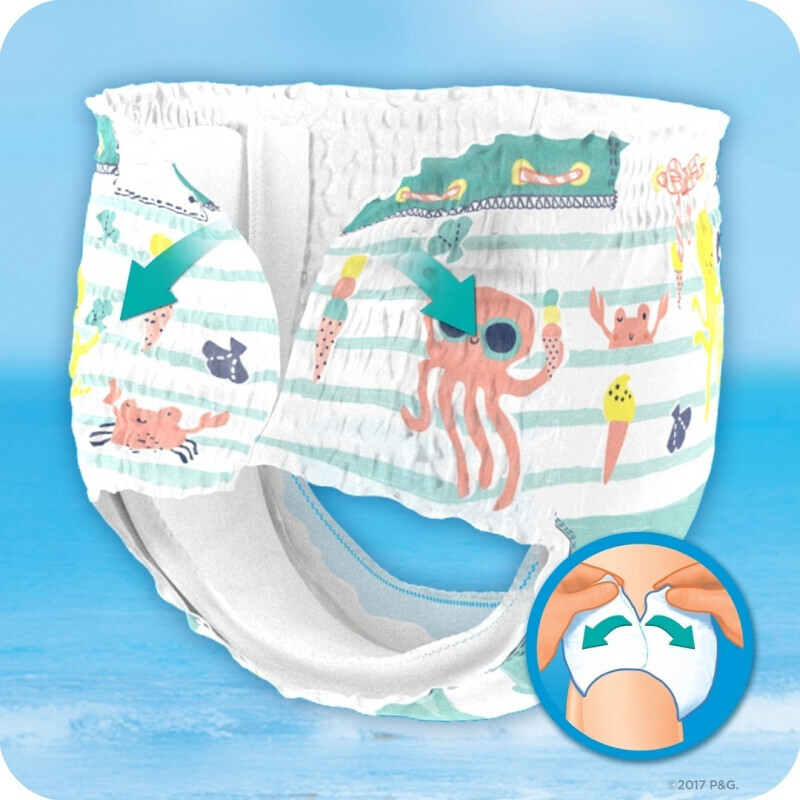 Pampers Splashers Πάνα-μαγιό Νο4-5 (9-15kg) 11τμχ
