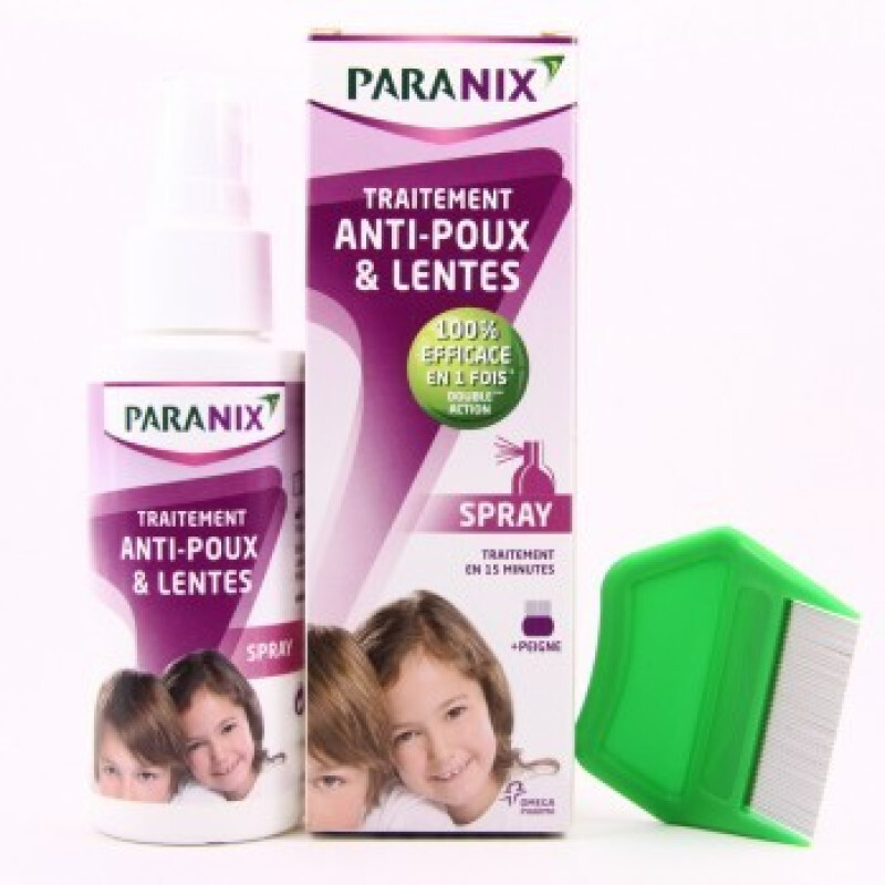 Paranix Spray Αγωγή Κατά Φθειρών & Αυγών Του Τριχωτού Της Κεφαλής 100ml & Κτένα 2τμχ