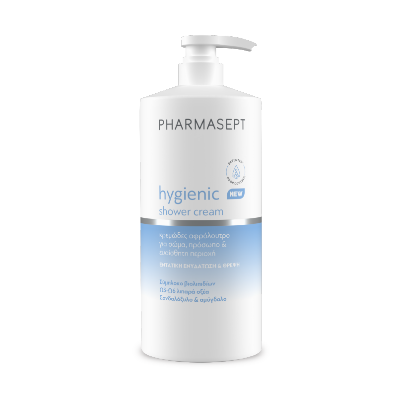Pharmasept Hygienic Shower Cream Κρεμώδες Αφρόλουτρο 1lt
