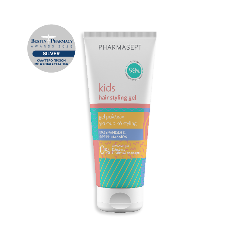 Pharmasept - Kids Hair Styling Gel Μαλλιών Για Ενδυνάμωση & Θρέψη Μαλλιών - 100ml