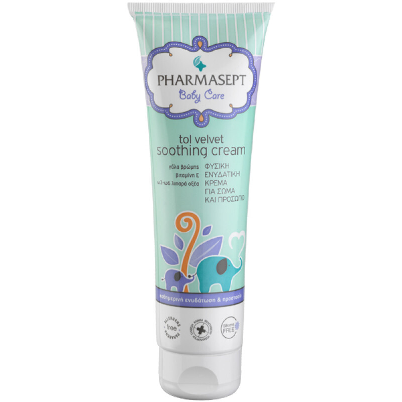 Pharmasept Baby Care Tol Velvet Soothing Cream Πρόσωπο & Σώμα 150ml