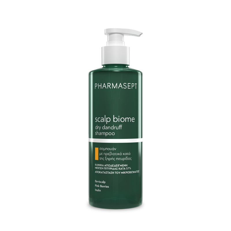 Pharmasept Scalp Biome Dry Dandruff Shampoo Ξηρή Πιτυρίδα 400ml